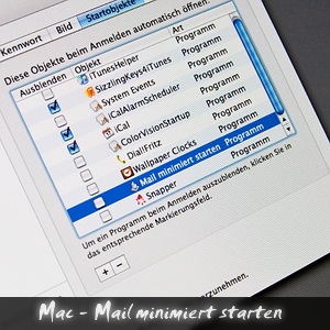 Podcast Mac Mail minimiert starten