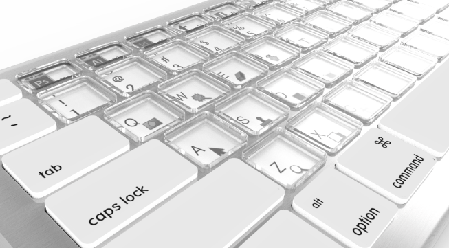 Tastatur von Sonder Design - e-Ink statt Aufdruck