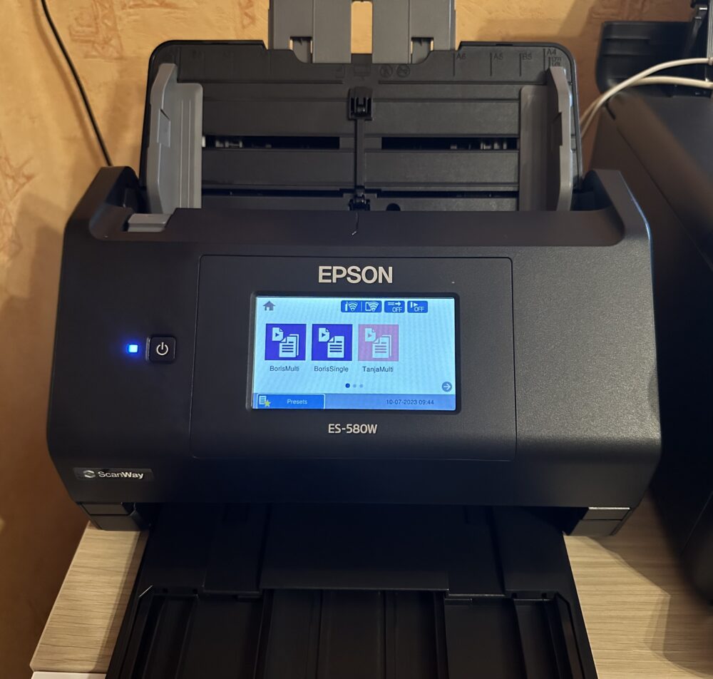 Dokumentenscanner Epson ES-580W kurz getestet